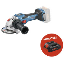 Akku-Winkelschleifer mit Zusatzakku