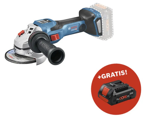 Akku-Winkelschleifer mit Zusatzakku