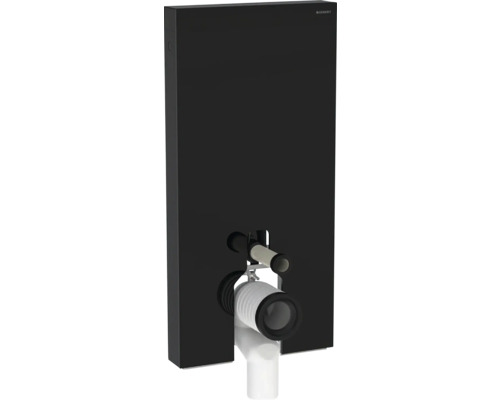 GEBERIT Sanitärmodul Monolith für Stand-WC Bauhöhe 1010 mm Frontverkleidung Glas schwarz 131.003.SJ.6 Geberit Montageelement für Wand-WC