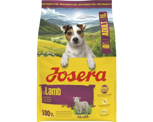 Josera Hundetrockenfutter mit Lamm für ausgewachsene, kleine Hunde