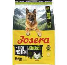 Josera High Protein Adult Hundefutter mit Huhn, geeignet für alle Größen