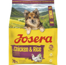 Josera Senior Mini Hundefutter mit Huhn und Reis für kleine, ältere Hunde