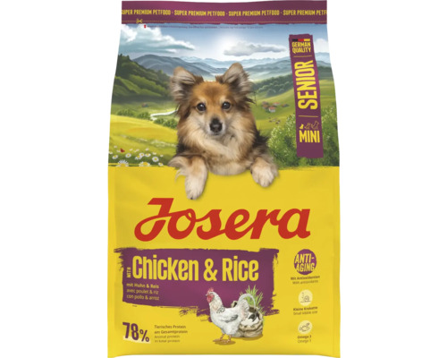 Josera Senior Mini Hundetrockenfutter mit Huhn und Reis