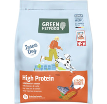 Green Petfood Hundefutter mit Insekten und Lachs für ausgewachsene Hunde
