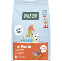 Green Petfood Hundefutter für erwachsene Hunde mit Insekten und Lachs