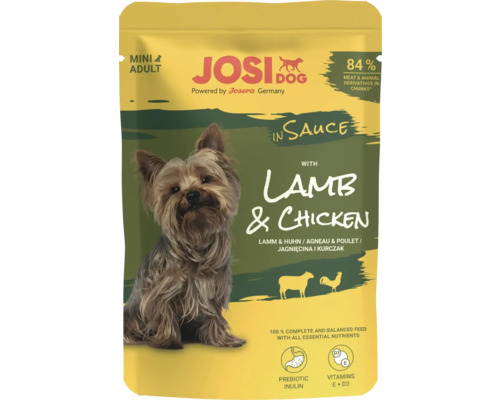 Josi Dog Mini Adult Hundefutter mit Lamm und Huhn