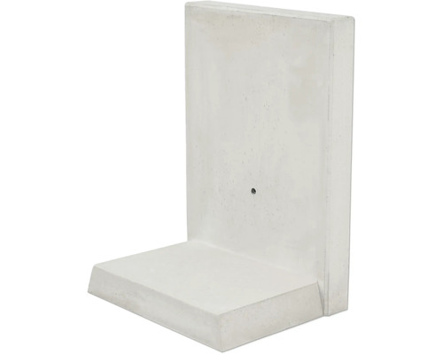 L-Stein Winkelstein Sichtbeton bewehrt grau 50 cm x 12 cm x 105 cm Fußtiefe = 60 cm Betonwinkelstütze zur Gestaltung von Außenanlagen