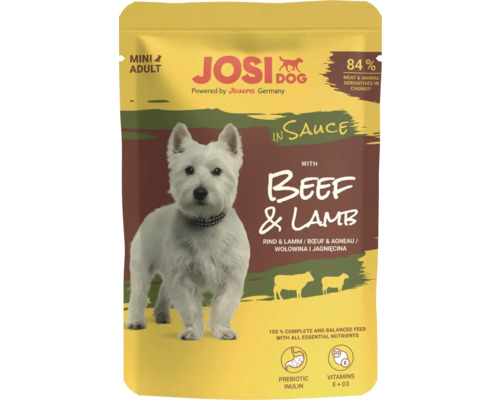 Josi Dog Mini Adult Rind und Lamm Hundefutter