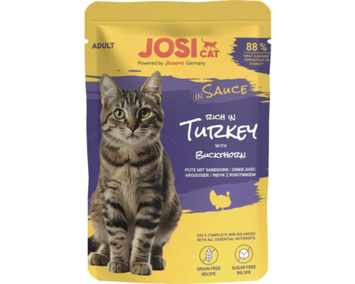 Josi Cat Adult Katzenfutter mit Truthahn und Sanddorn