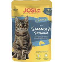 Josi Cat Adult Katzennahrung mit Lachs und Spirulina im Frischebeutel