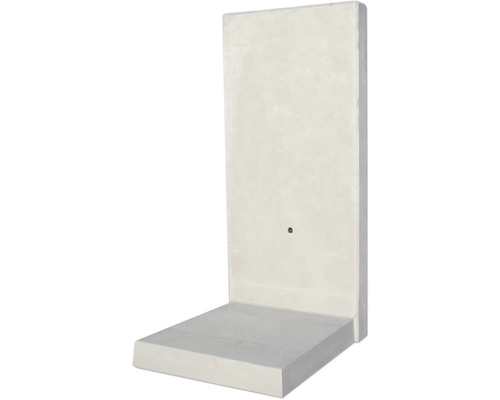 L-Stein Winkelstein Sichtbeton bewehrt grau 50 cm x 12 cm x 155 cm Fußtiefe = 85 cm Betonwinkel zur Winkelstützmauer-Konstruktion