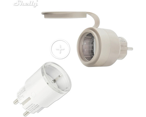 Steckdosenadapter für den Außenbereich mit Deckel