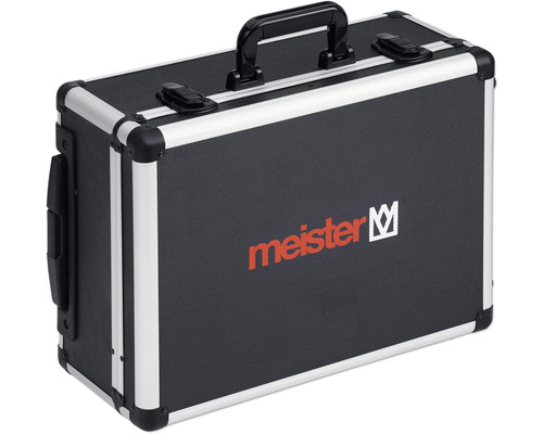 Werkzeugkoffer aus Aluminium mit Meister Logo
