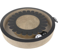 Kratzbrett mit Spielbällen für Katzen