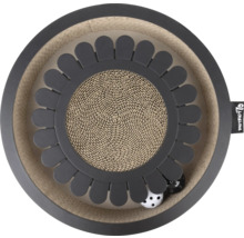 Katzenkratzbrett mit Spielbällen