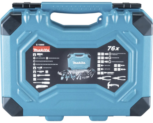 Makita Werkzeugkoffer mit 76 Werkzeugen