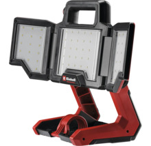 Einhell Logo. Akku LED Strahler mit drei Leuchtflächen und Tragegriff