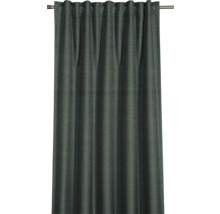 Gardine aus Stoff mit Faltenbandaufhängung