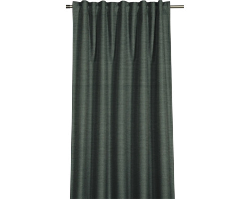 Gardine aus Stoff mit Faltenbandaufhängung