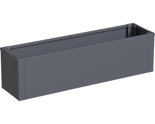 Rechteckiger Pflanzkasten aus Metall