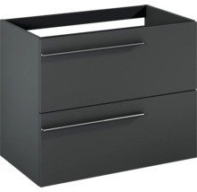 Waschbeckenunterschrank mit zwei Schubladen und Griffen