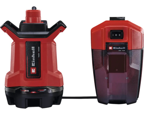 Einhell Akku-Regenfasspumpe mit Einhell Logo