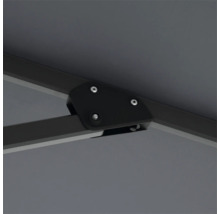 Detailansicht des Verbindungsstücks eines Pavillons