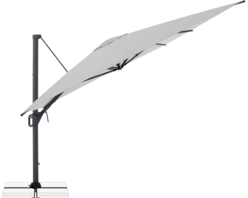 Freiarm-Sonnenschirm mit Standfuß