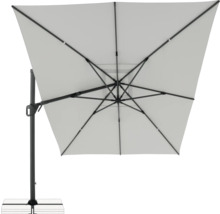 Quadratischer Sonnenschirm mit Metallgestell
