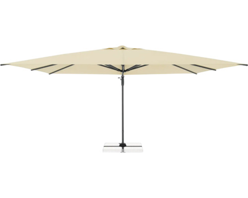 Rechteckiger Sonnenschirm mit Ständer für den Garten