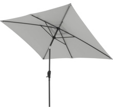 Rechteckiger Sonnenschirm mit Mittelstock