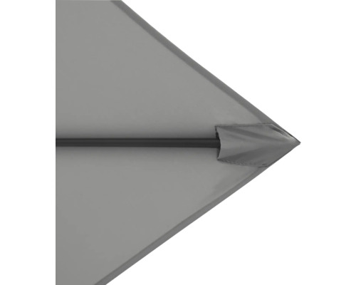 Detailansicht eines Sonnenschirms mit Streben