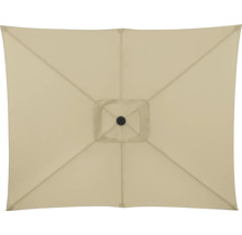 Quadratischer Sonnenschirm von oben