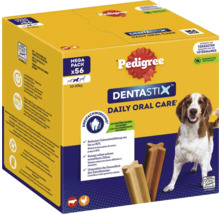 Pedigree Dentastix Daily Oral Care für Hunde, Mega Packung mit 56 Stück, 10 bis 25 Kilogramm