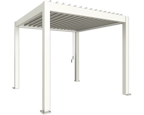 Freistehende Terrassenüberdachung mit Lamellendach