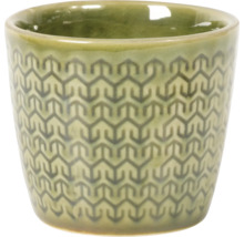 Dekorativer Blumentopf aus Keramik mit geometrischem Muster