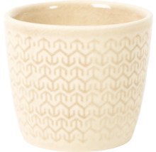 Keramik Blumentopf mit geometrischem Muster