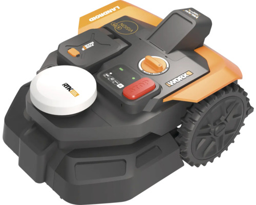 Worx Landroid Rasenmähroboter mit RTK-Positionsbestimmung