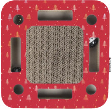 Kratzbrett mit Spielzeugbällen und dekorativem Muster