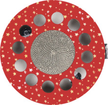 Katzenspielzeug mit Kratzbrett und Ballspiel