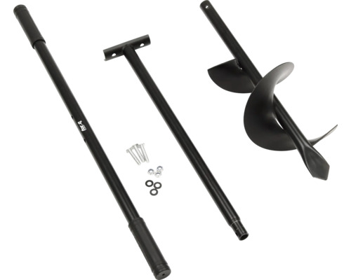 Erdlochbohrer-Set mit Bohrgestänge, T-Stück und Schrauben