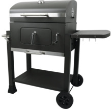 Holzkohlegrill mit Ablagefläche und Rädern