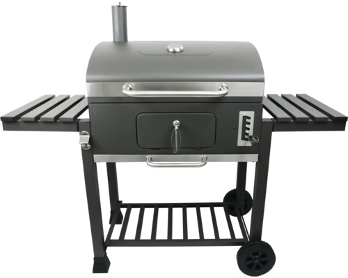 Holzkohlegrill mit Ablageflächen