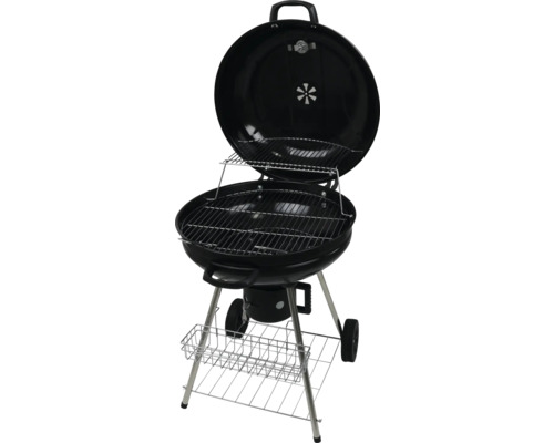 Kugelgrill mit Ablagerost und Fahrgestell