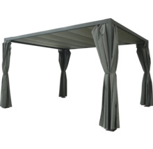 Pavillon mit Vorhängen für den Garten