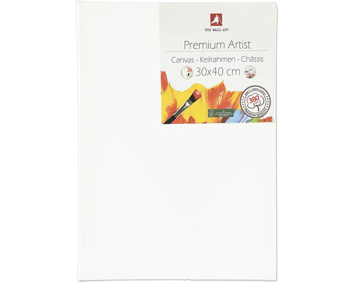 Premium Leinwand Keilrahmen im Format 30x40 cm, Dreierpack
