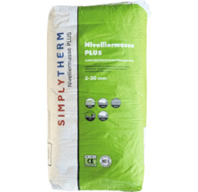Sack Simplytherm Nivelliermasse Plus, faserverstärkte Ausgleichsmasse für den Innenbereich, geeignet für Fußbodenheizung, Teppich, Fliesen, PVC und Linoleum. CE-Kennzeichnung