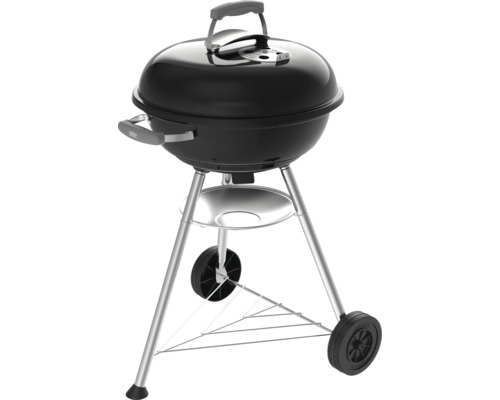 Weber Holzkohlegrill mit Deckel, Rädern und Ablage