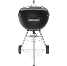 Kugelgrill mit Rollen und Weber Logo