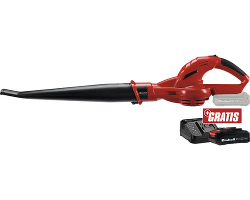 Einhell A-LaubbläserGC-CLB18/210 Li + GRATIS Zugabeartikel PXC Starter-Kit 18V 2,5 Ah Einhell Akku-Laubbläser mit Akku und Ladegerät